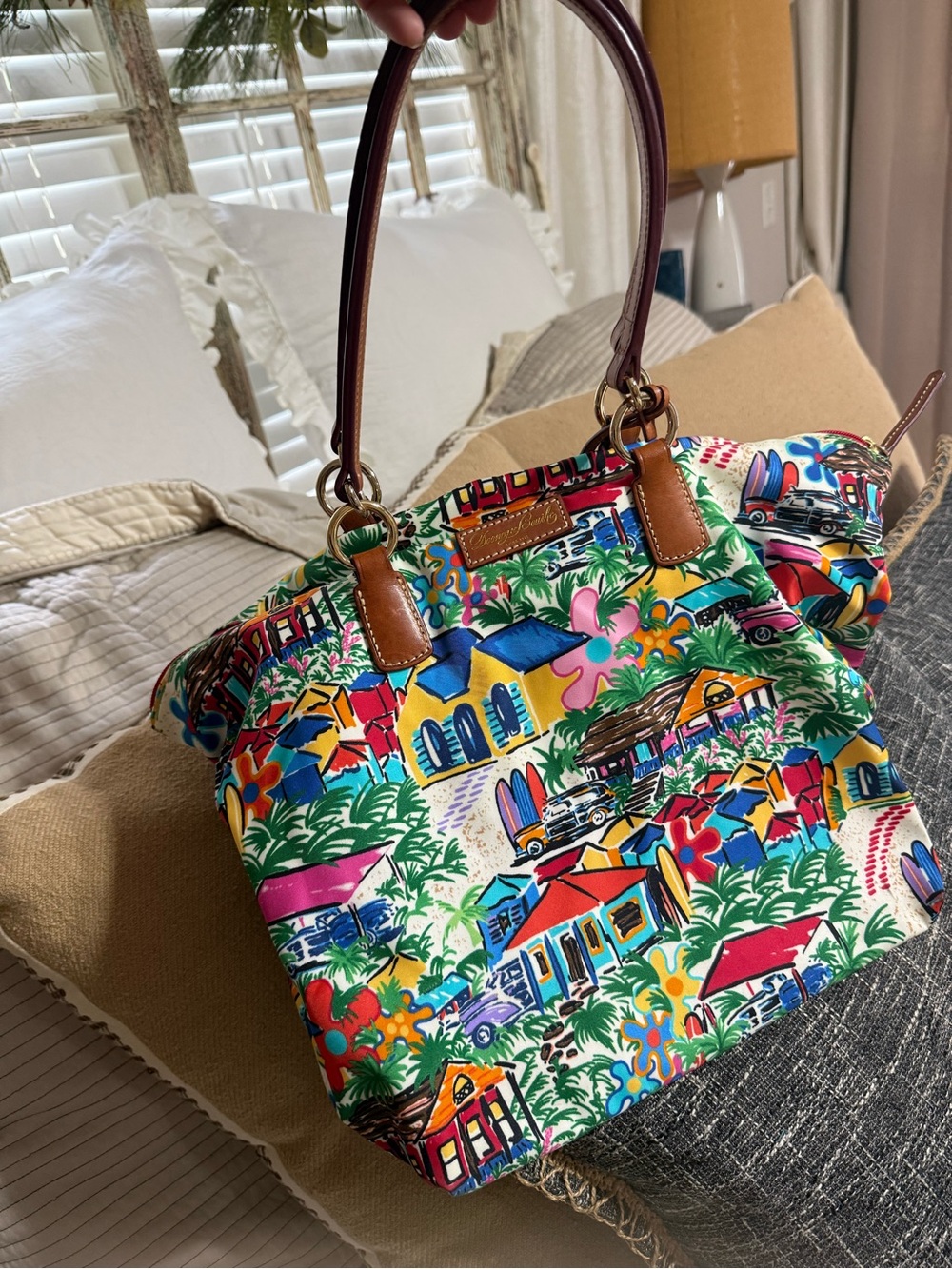Dooney & Bourke Tropical Island Erica Shoulder Bag - Picture 2 of 10